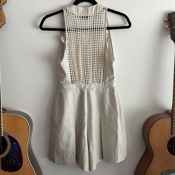 Vena Cava Crochet Backless Romper - Picture 4 of 6